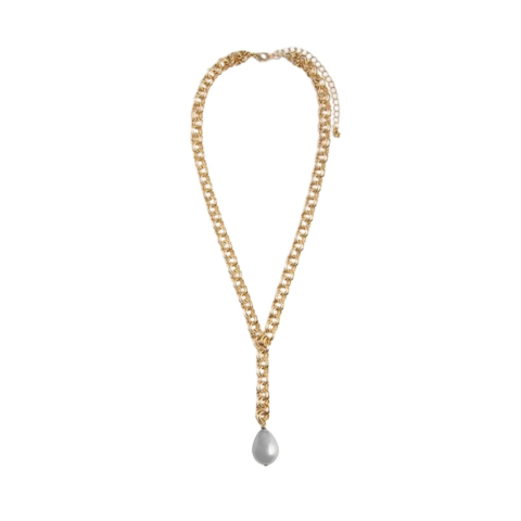 Set inel, colier și brățară Avon Lestari – bijuterii elegante aurii cu detalii fine și perle decorative, ideal pentru cadou sau ocazii speciale [5]