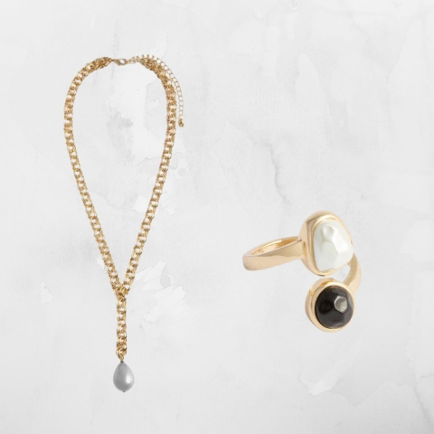 Set Inel și Colier Avon Lestari – rafinament auriu, perle elegante și strălucire atemporală [2]