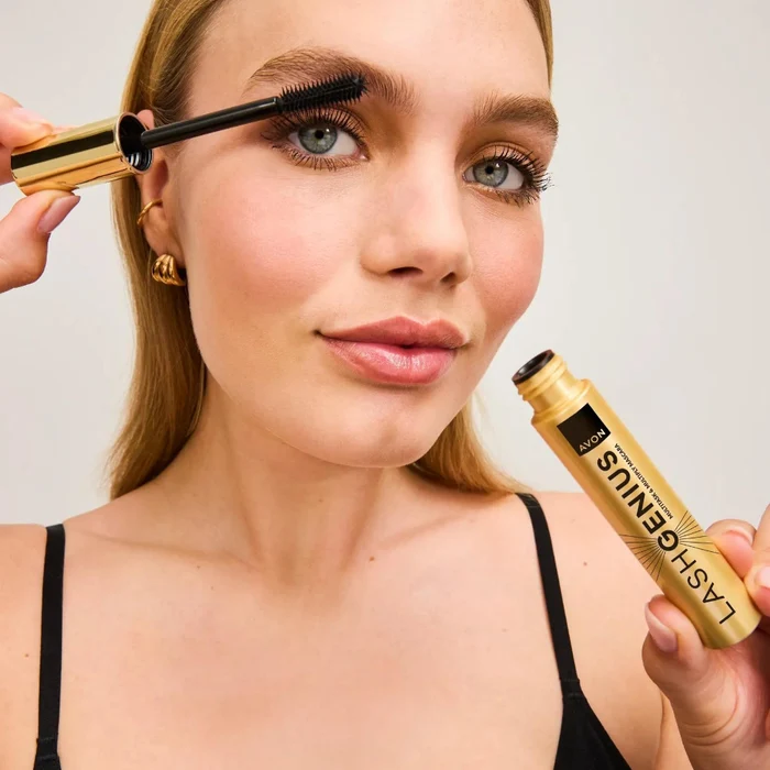 Set Lash Genius Mascara Negru + Demachiant Ochi Skin Nourish 100 ml, Avon [1]