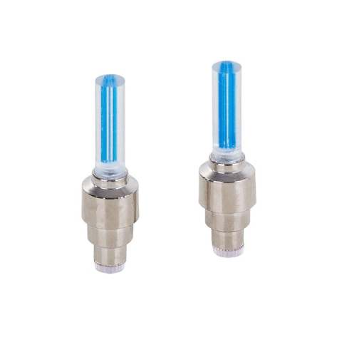 Set lumini LED pentru ventil, cu senzor de miscare, lumina albastra – compatibil universal pentru masini si biciclete, impermeabil, alimentare cu baterii [3]