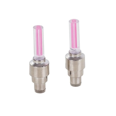 Set lumini LED pentru ventil, cu senzor de miscare, lumina roz – compatibil universal pentru masini si biciclete Adauga un plus de vizibilitate si stil vehiculului tau cu acest set de lumini LED pentr