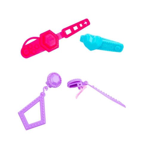 Set masuta de toaleta pentru copii, uscator, parfum, bijuterii, plastic, multicolor, 34 x 24 x 5.5 cm [7]