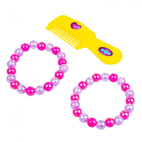 Set masuta de toaleta pentru copii, uscator, parfum, bijuterii, plastic, multicolor, 34 x 24 x 5.5 cm [9]