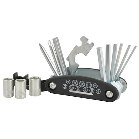 Ciclism - Set multifunctional 16 in 1 chei si surubelnite pentru bicicleta