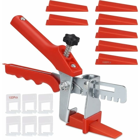 Set nivelare gresie și faianță 801 piese – 700 clipsuri, 100 pene, 1 clește de montaj Montaj rapid și precis pe perete și podea [6]