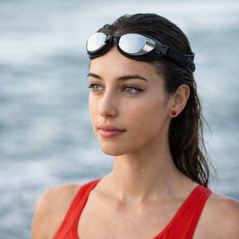 Set ochelari inot cu protectie UV, lentile anti-aburire, dopuri urechi si clips nas, curea reglabila silicon, carcasa depozitare inclusa [1]