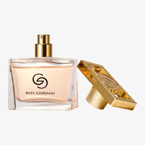 Set Oriflame Giordani Gold Miss Giordani pentru femei, apa de parfum 50 ml si deodorant roll-on antiperspirant parfumat 50 ml, aroma floral fructat lemnoasa [5]