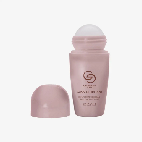 Set Oriflame Giordani Gold Miss Giordani pentru femei, apa de parfum 50 ml si deodorant roll-on antiperspirant parfumat 50 ml, aroma floral fructat lemnoasa [8]