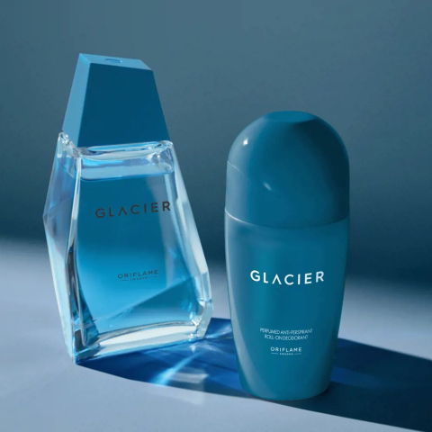 Set Oriflame Glacier pentru barbati, apa de toaleta 100 ml si deodorant roll-on antiperspirant parfumat 50 ml, aroma proaspata citrica aromatica [4]