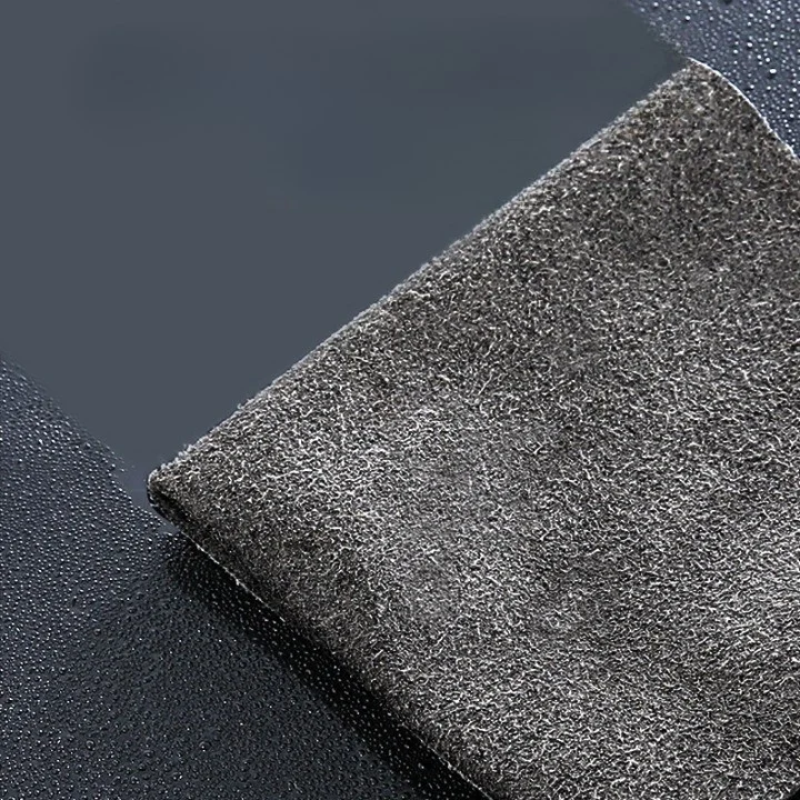 Set pentru curatare baie si bucatarie, laveta absorbanta din microfibra 20 x 30 cm, gri + praf de curatat Alfa 500 g, pentru indepartarea grasimii, petelor si murdariei persistente [4]