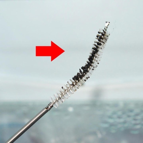 Set pentru curatarea frigiderului, perie nailon, racleta, ac, seringa, furtun, otel/plastic, alb [10]