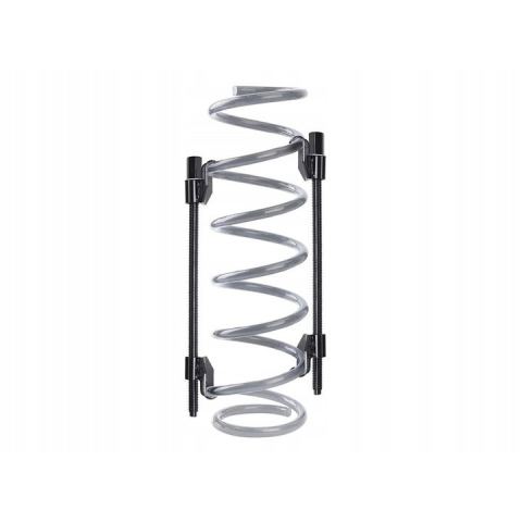 Set pentru demontarea arcurilor si amortizoarelor, 2 bucati, otel rezistent, culoare neagra – unealta profesionala pentru service auto si lucrari de suspensie [1]