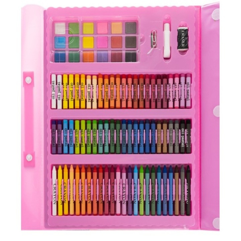 Set pictat si desen, 208 piese, gentuta depozitare tip valiza, 41 x 103 x 28 cm – complet, educativ si ideal pentru copii pasionati de arta [5]