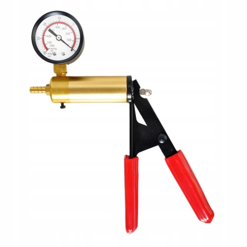 Set pistol pentru transfer lichide, vacuum, 120 ml, manual, cu pompa, manometru, conectori si valiza de depozitare – ideal pentru extractie si transfer combustibil, ulei, apa sau alte lichide [4]