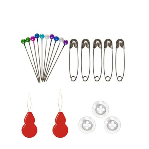 Set portabil pentru croitorie si reparatii textile, 70 accesorii esentiale in husa compacta, multicolor [6]