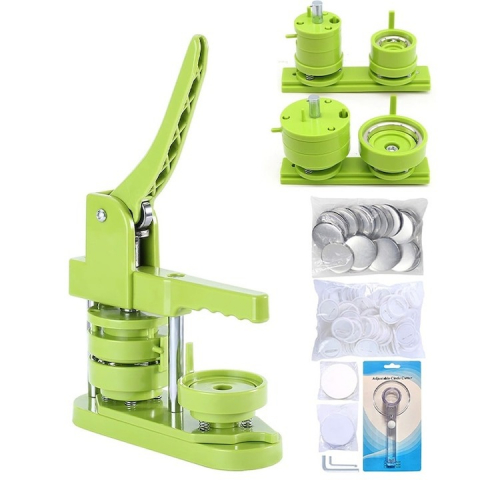 Set complet - Set Presa Insigne Verde 58 mm + kit complet 100 insigne 58 mm + carte magica