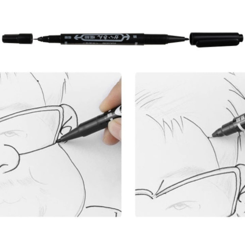 Set profesional desen, 73 piese, cu creioane grafit si colorate, husa textila, 30 x 21 x 3.5 cm [3]