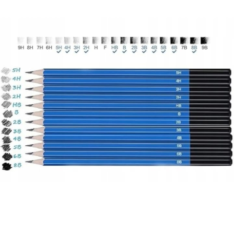 Set profesional pentru schite in creion, 35 piese, bloc desen, creioane, carbune, radiere, ascutitori, mapa depozitare – complet si portabil pentru artisti si pasionati de desen [4]