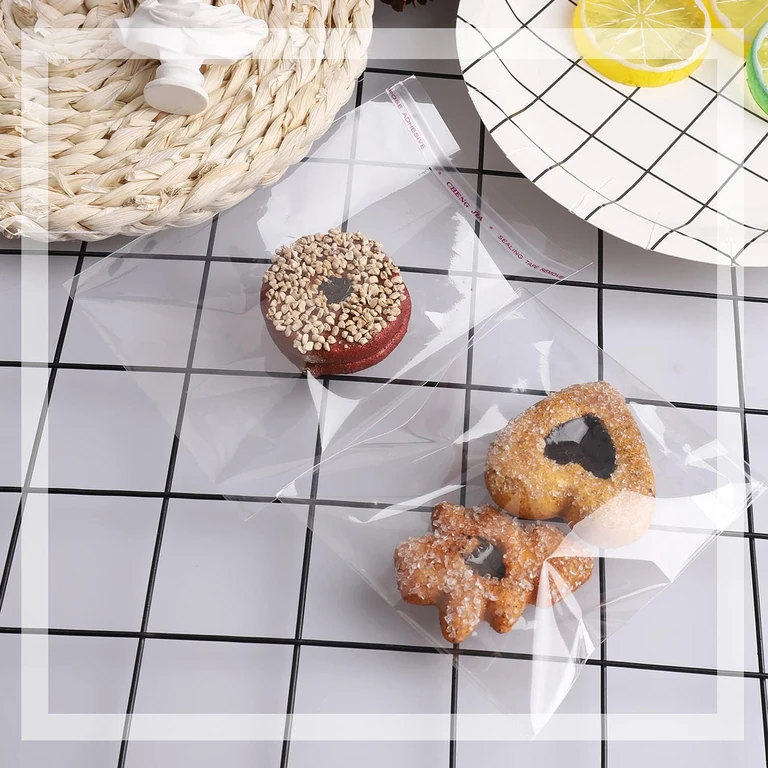 Set 100 pungi transparente autoadezive 12 x 20 cm, cu clapeta 3 cm [1]