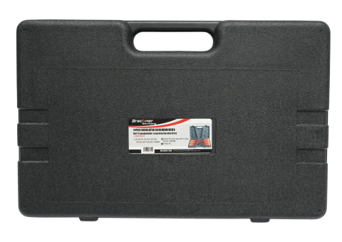 Set rosu 11 surubelnite izolate pentru lucrari electrice, capete drepte si cruce, manere ergonomice [3]