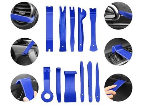 Set 11 Leviere Antizgarieturi pentru demontare auto si extractor metalic [3]
