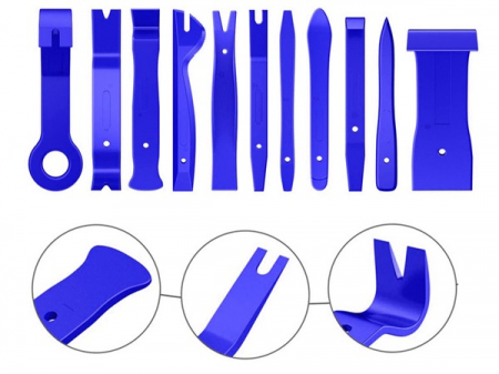 Set 11 Leviere Antizgarieturi pentru demontare auto si extractor metalic [2]