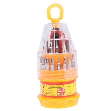 Surubelnite si biti - Set surubelnite multifunctionale de precizie 31in1, carcasa depozitare tip butoias