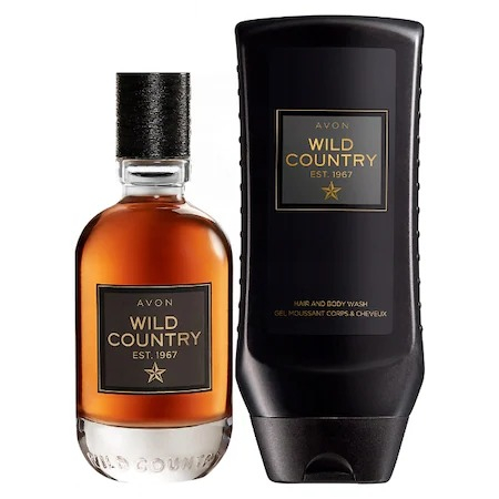 Set Ingrijire barbati - Set Wild Country (Parfum 75,gel dus 250)
