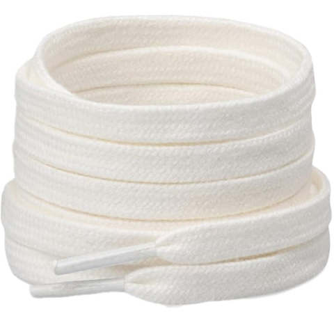 Sireturi fara legare, elastice, universale, inchidere cu capsule metalice, alb [11]