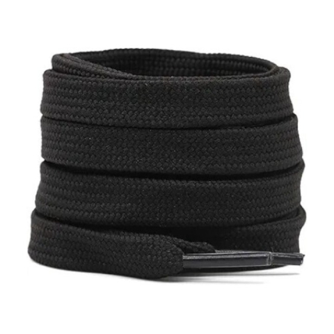 Sireturi fara legare, elastice, universale, inchidere cu capsule metalice, negru [7]