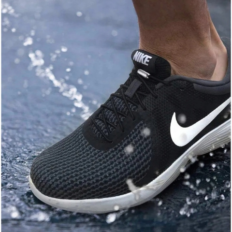 Sireturi fara legare flexibile cu clipsuri metalice, reglabile, lungime 100 cm, negru [5]