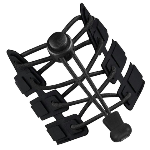 CASA & GRADINA - Sireturi reglabile fara legare pentru incaltaminte, sistem fixare rapida, 100 cm, culoare neagra