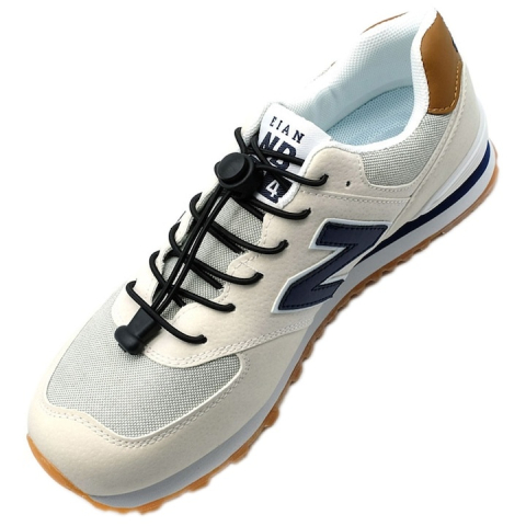 Sireturi reglabile fara legare pentru incaltaminte, sistem fixare rapida, 100 cm, culoare neagra [3]