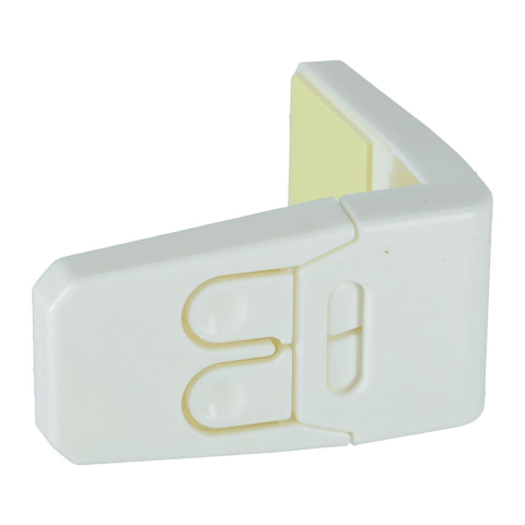 Sistem de siguranta pentru copii, blocare sertare, plastic, cu banda adeziva, 7 x 7 x 4 cm, alb [6]