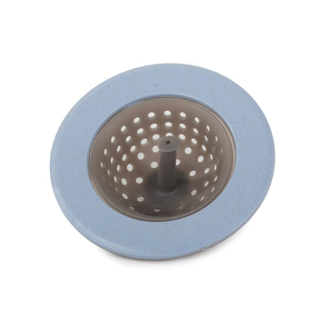 Diverse bucatarie - Sita din silicon pentru chiuveta, anti-infundare, rezistenta la temperaturi ridicate, usor de curatat, diametru 11 cm, albastra/gri – protectie eficienta pentru scurgere