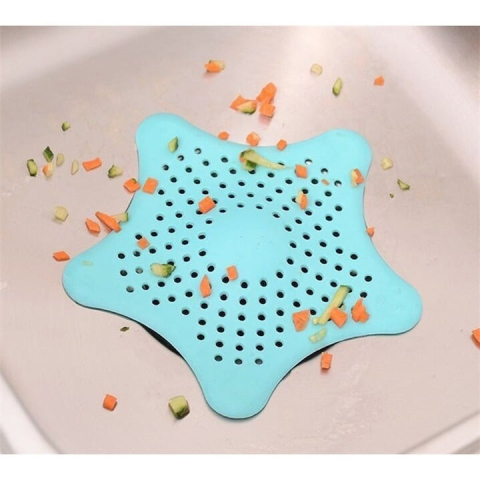 Sită protecție scurgere cu ventuze din silicon pentru chiuvetă, cadă, duș și sifon, 15 x 15 cm – filtru anti-murdărie și păr [11]