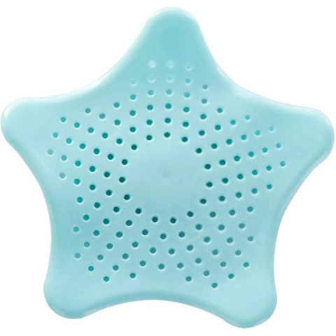 CASA & GRADINA - Sita Protectie Scurgere cu Ventuze din Silicon pentru Chiuveta Cada Dus Sifon 15 x 15 cm - Turcoaz