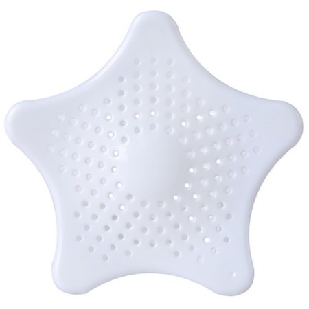 Diverse baie - Sita Protectie Scurgere cu Ventuze din Silicon pentru Chiuveta Cada Dus Sifon 15 x 15 cm - Alb