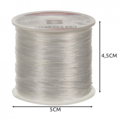 Snur transparent pentru confectionarea bratarilor, elastic, 40 m, grosime 1 mm [1]