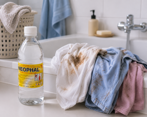 Solutie pentru curatat pete Neophal, 200 ml, lichid pentru indepartarea petelor dificile de pe textile, utilizare casnica [2]