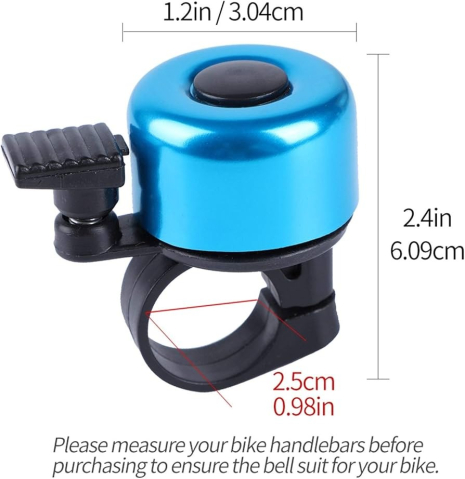 Sonerie de bicicleta, albastra, universala, mini [2]