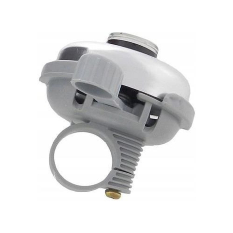 Sonerie pentru bicicleta, busola inclusa, metal, diametru 5 cm, argintiu [2]