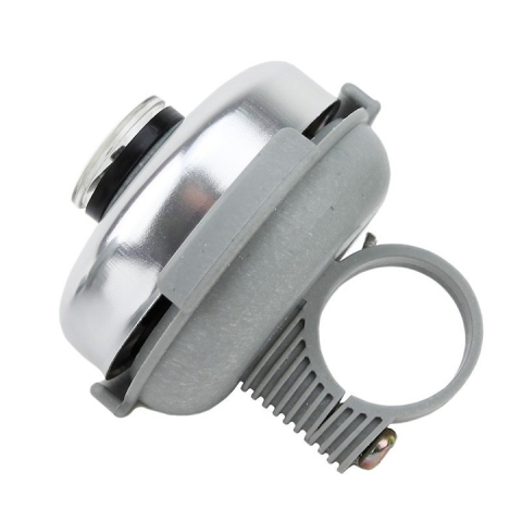 Sonerie pentru bicicleta, busola inclusa, metal, diametru 5 cm, argintiu [4]