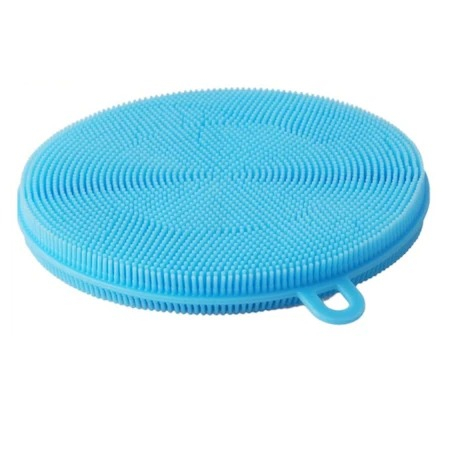 Cosmetice fata - Buretele silicon multifunctional pentru pensule,make up,spalator vase - Albastru deschis