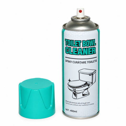 CASA & GRADINA - Spray curatare toaleta 400 ml, formula activa pentru pete, depuneri si mirosuri neplacute