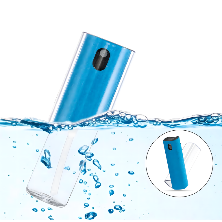 Spray de curatare pentru ecrane, albastru, 9 x 2.5 cm, cu laveta din microfibra incorporata, pentru telefon, laptop, tableta si monitor [6]