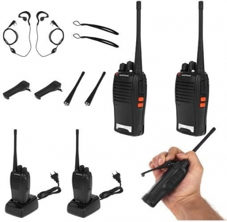 SPORT ȘI ACTIVITĂȚI - Statii emisie receptie, raza actiune 6 km, casti, reincarcabila 1500mAh