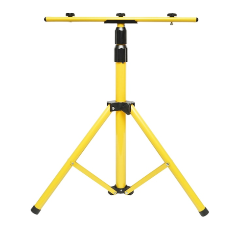 Stativ trepied metalic pentru proiector dublu, suport reglabil 62-155 cm, structura stabila pentru iluminat, lucrari tehnice si utilizare profesionala [4]