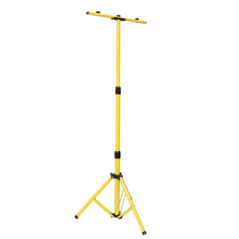 Stativ trepied metalic pentru proiector dublu, suport reglabil 62-155 cm, structura stabila pentru iluminat, lucrari tehnice si utilizare profesionala [5]