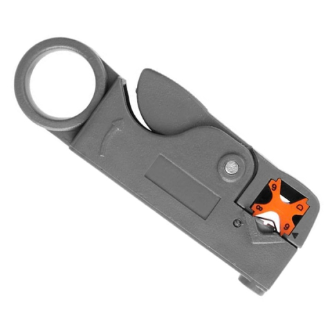 Stripper cablu coaxial Dodaco, dezizolator reglabil 4/6/8/12 mm, gri, 10x3x2 cm [2]